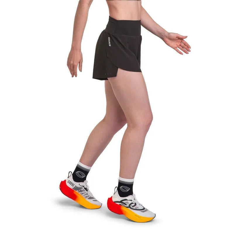 SHORT CORRE FOCO 3 NEGRO MUJER