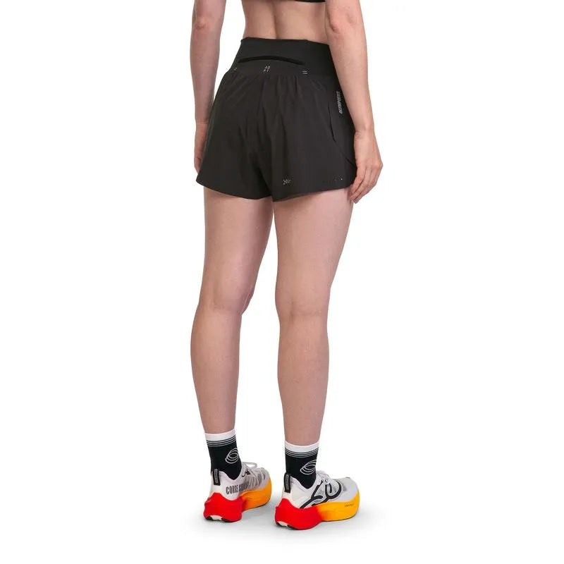 SHORT CORRE FOCO 3 NEGRO MUJER