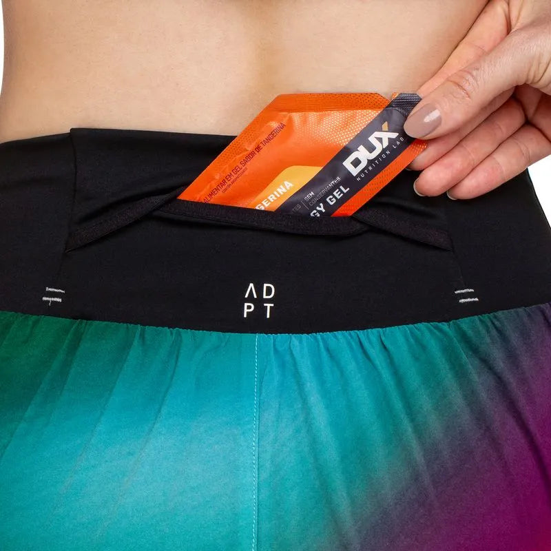 SHORT CORRE FOCO 3 AZULADO MUJER