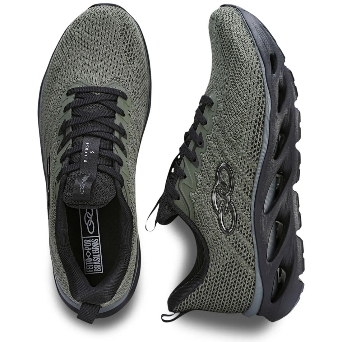 Zapatilla Hombre Diffusse 5 Verde Militar