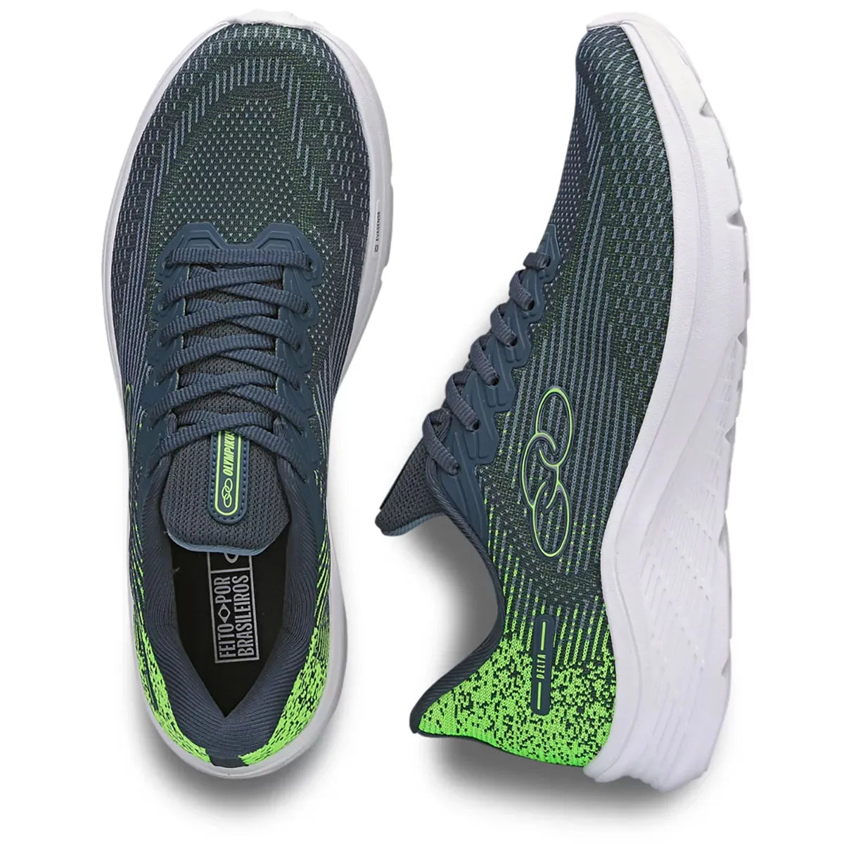 Zapatilla Hombre Delta Azul/Verde
